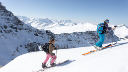 Skitour am Gottesacker | © Kleinwalsertal Tourismus eGen | Fotograf: Frank Drechsel Skitour am Gottesacker | © Kleinwalsertal Tourismus eGen | Fotograf: Frank Drechsel