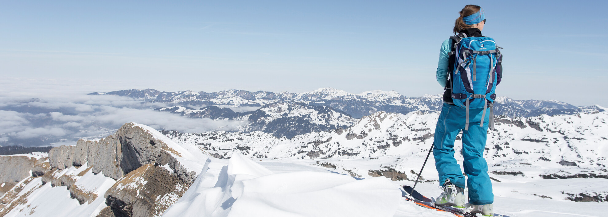Freeriding im Kleinwalsertal | © Kleinwalsertal Tourismus eGen | Fotograf: Frank Drechsel Freeriding im Kleinwalsertal | © Kleinwalsertal Tourismus eGen | Fotograf: Frank Drechsel