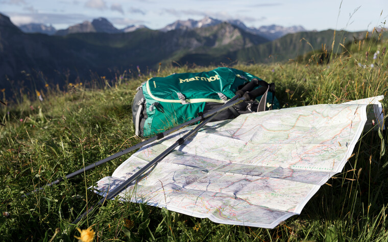 Wanderkarte | © Kleinwalsertal Tourismus eGen | Fotograf: Oliver Farys