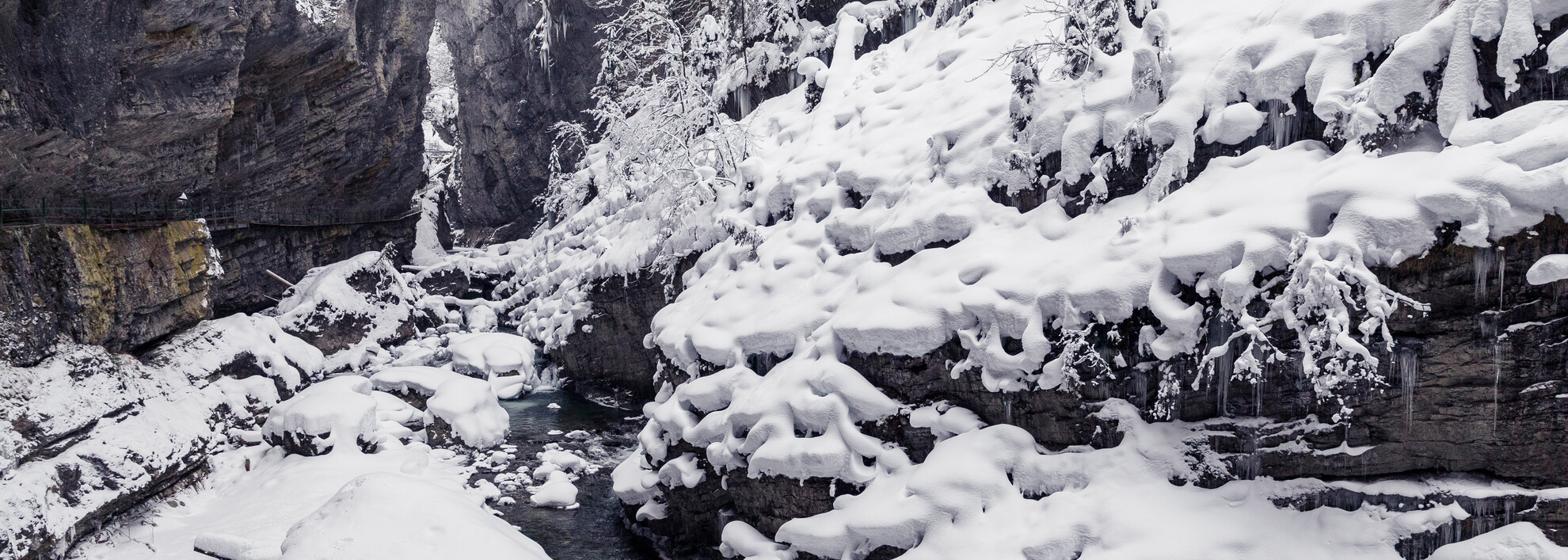 Breitachklamm im Winter | © Kleinwalsertal Tourismus eGen | Fotograf: Oliver Farys Breitachklamm im Winter | © Kleinwalsertal Tourismus eGen | Fotograf: Oliver Farys