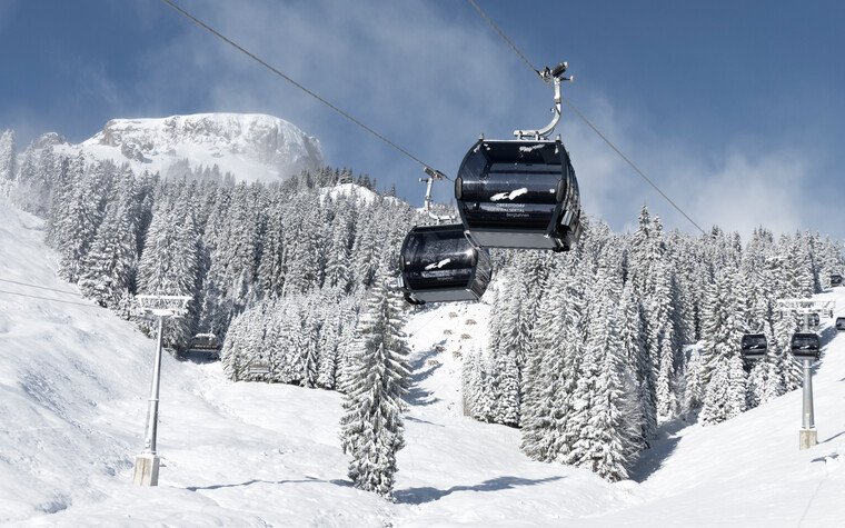 Bergbahn im Skigebiet Ifen | © Oberstdorf Kleinwalsertal Bergbahnen