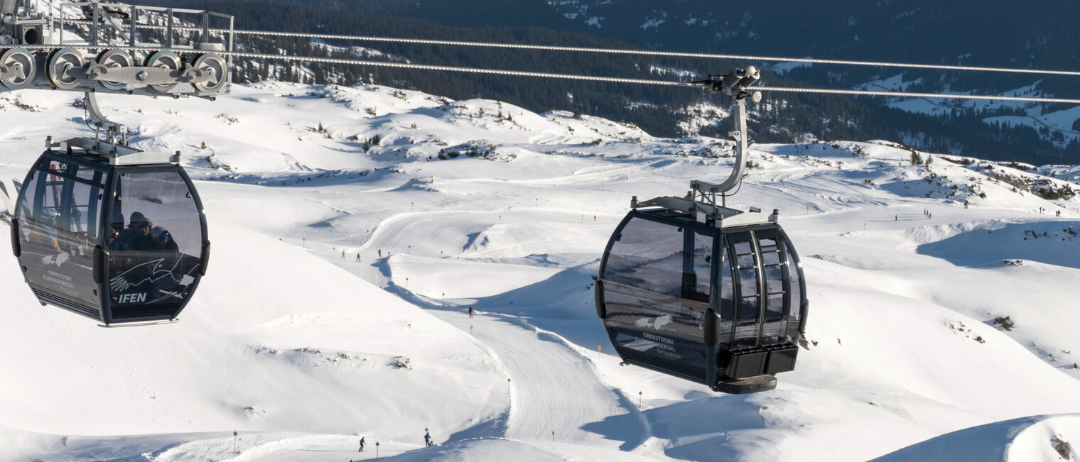 Ifen Skigebiet | © Oberstdorf Kleinwalsertal Bergbahnen | Fotograf: Jennifer Tautz Ifen Skigebiet | © Oberstdorf Kleinwalsertal Bergbahnen | Fotograf: Jennifer Tautz