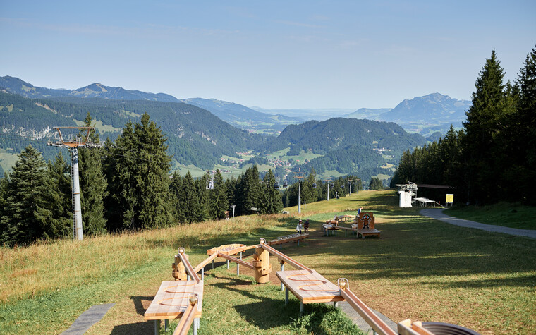Kugelbahn für Kinder am Söllereck | © Oberstdorf Kleinwalsertal Bergbahnen | Fotograf: Christian Seitz