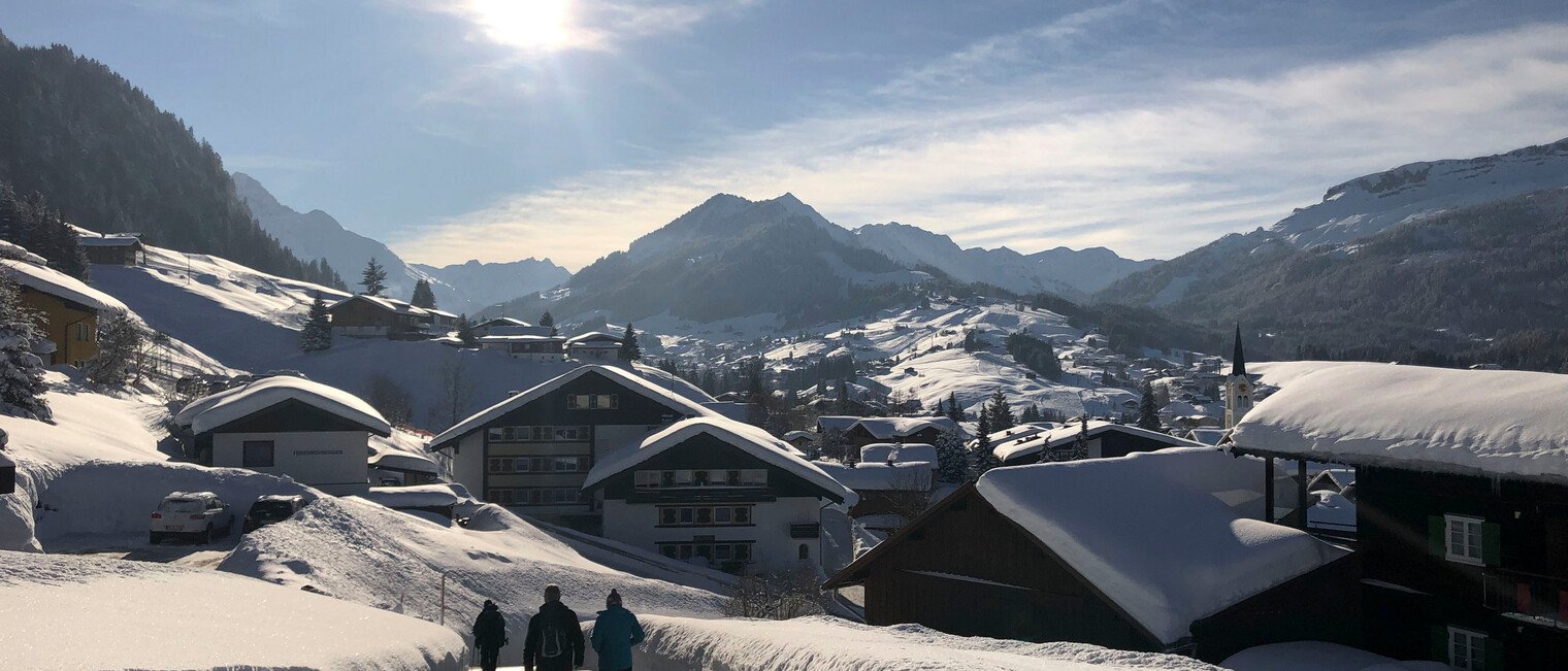 Blick auf den Ifen von Riezlern aus | © Kleinwalsertal Tourismus eGen | Fotograf: Louisa Hieke